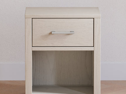 B26460WDF,Monogram by Namesake,Hemsted Nightstand  Assembled in White Driftwood