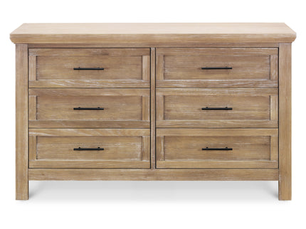 B14516DF,Monogram by Namesake,Emory Farmhouse 6-Drawer Dresser in Driftwood