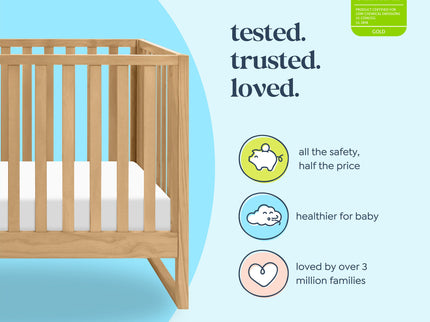 M25001HY,DaVinci,Hunter 3-in-1 Convertible Crib in Honey