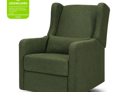F19587PFGL,Carter's,Arlo Recliner and Swivel Glider in Performance Forest Green Linen