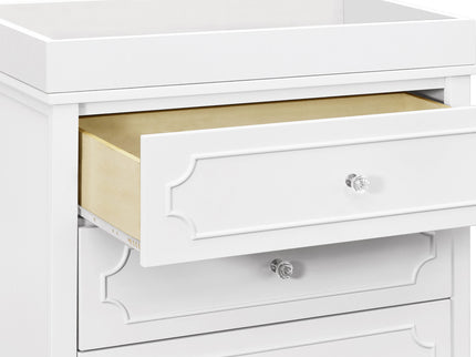 M11423W,DaVinci,Chloe Regency 3-Drawer Dresser in White