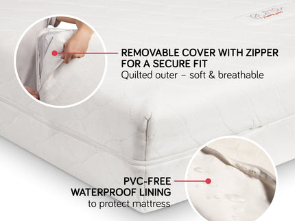 T6006W,Babyletto,Hybrid Full-Size Crib Mattress Cover for M5321C 