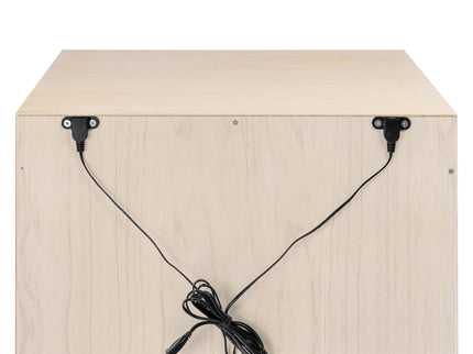 M4260NXW,Babyletto,Hudson Nightstand with USB Port in Washed Natural / White