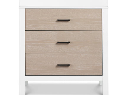 F23223WCWD,Carter's,Radley 3-Drawer Dresser in White & Coastwood