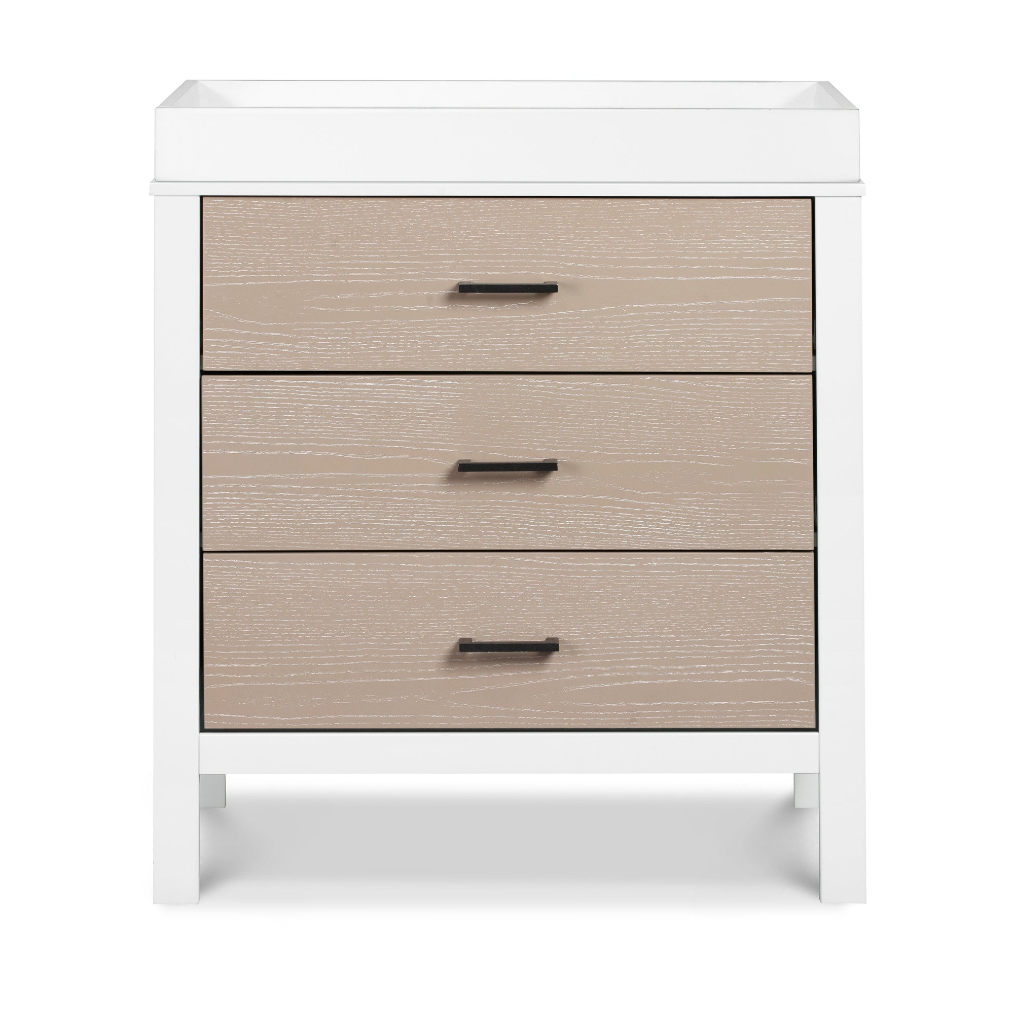 F23223WCWD,Carter's,Radley 3-Drawer Dresser in White & Coastwood