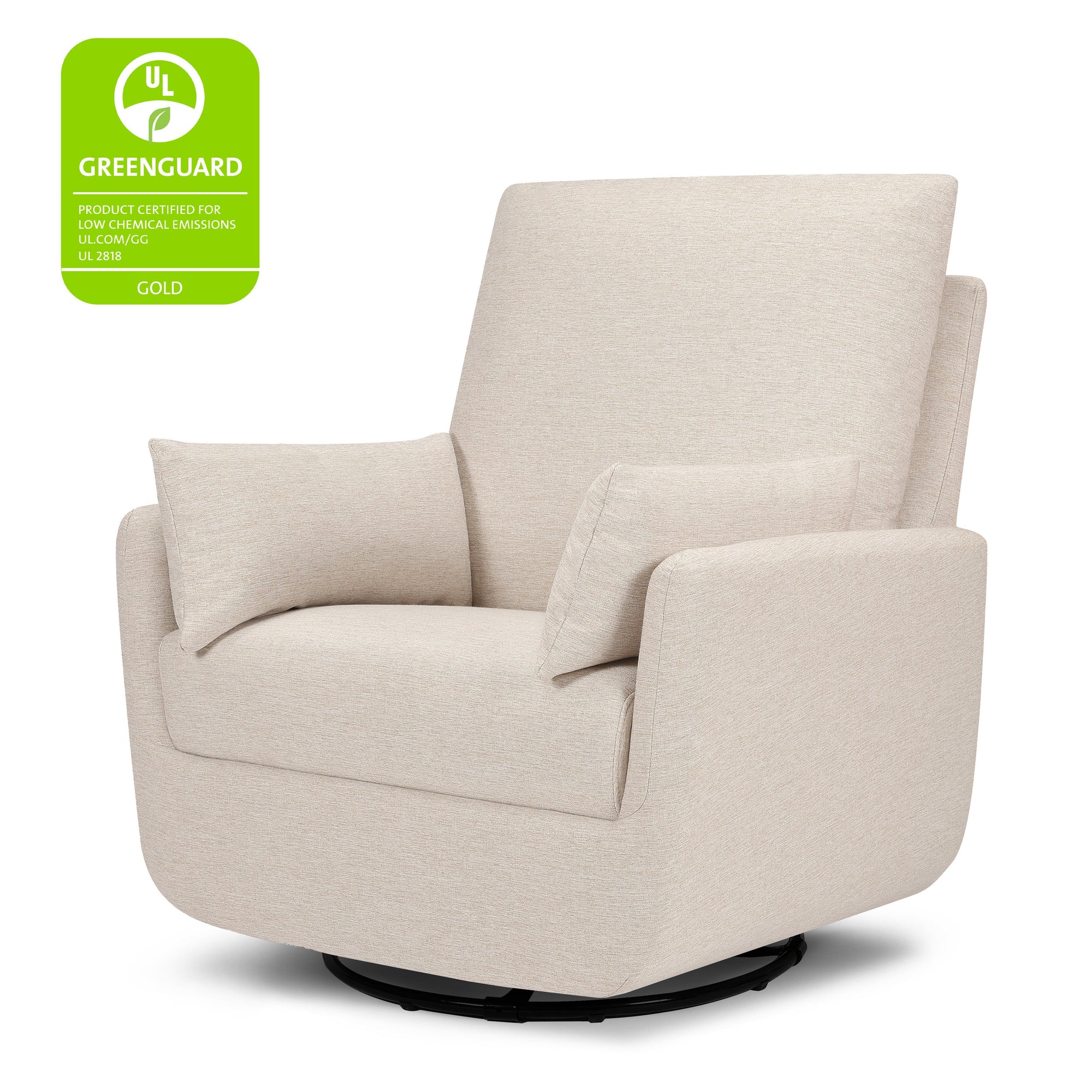M24587BH,DaVinci,Juno Swivel Glider in Beach