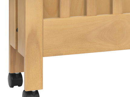 M6698HY,Babyletto,Origami Mini Crib in Honey