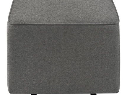 M13985GY,DaVinci,Davinci Universal Gliding Ottoman in Dark Grey Finish