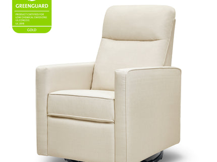 M19787NO,DaVinci,Gabby Pillowback Swivel Glider in Natural Oat