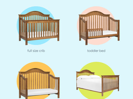 M5981CT,DaVinci,Jayden 4-in-1 Convertible Crib In Chestnut