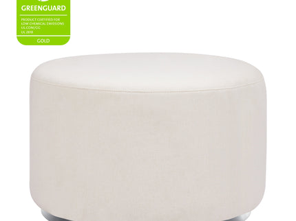 M10185PCMEW,Babyletto,Tuba Gliding Ottoman in Performance Cream Eco-Weave
