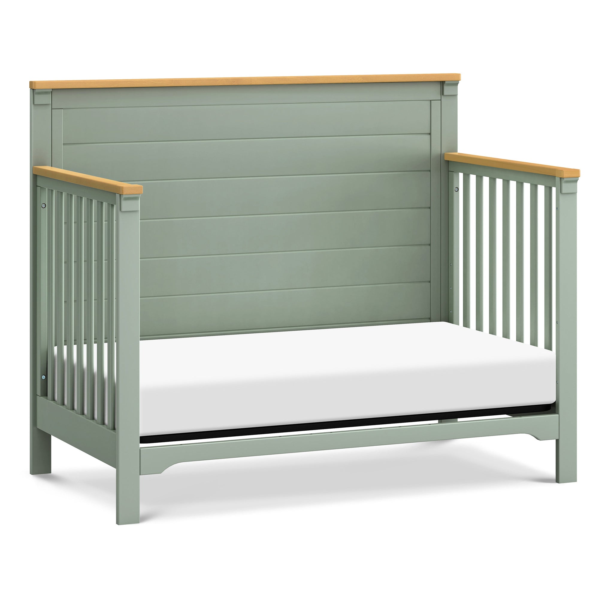 M27201LSHY,DaVinci,Shea 4-in-1 Convertible Crib in Light Sage and Honey