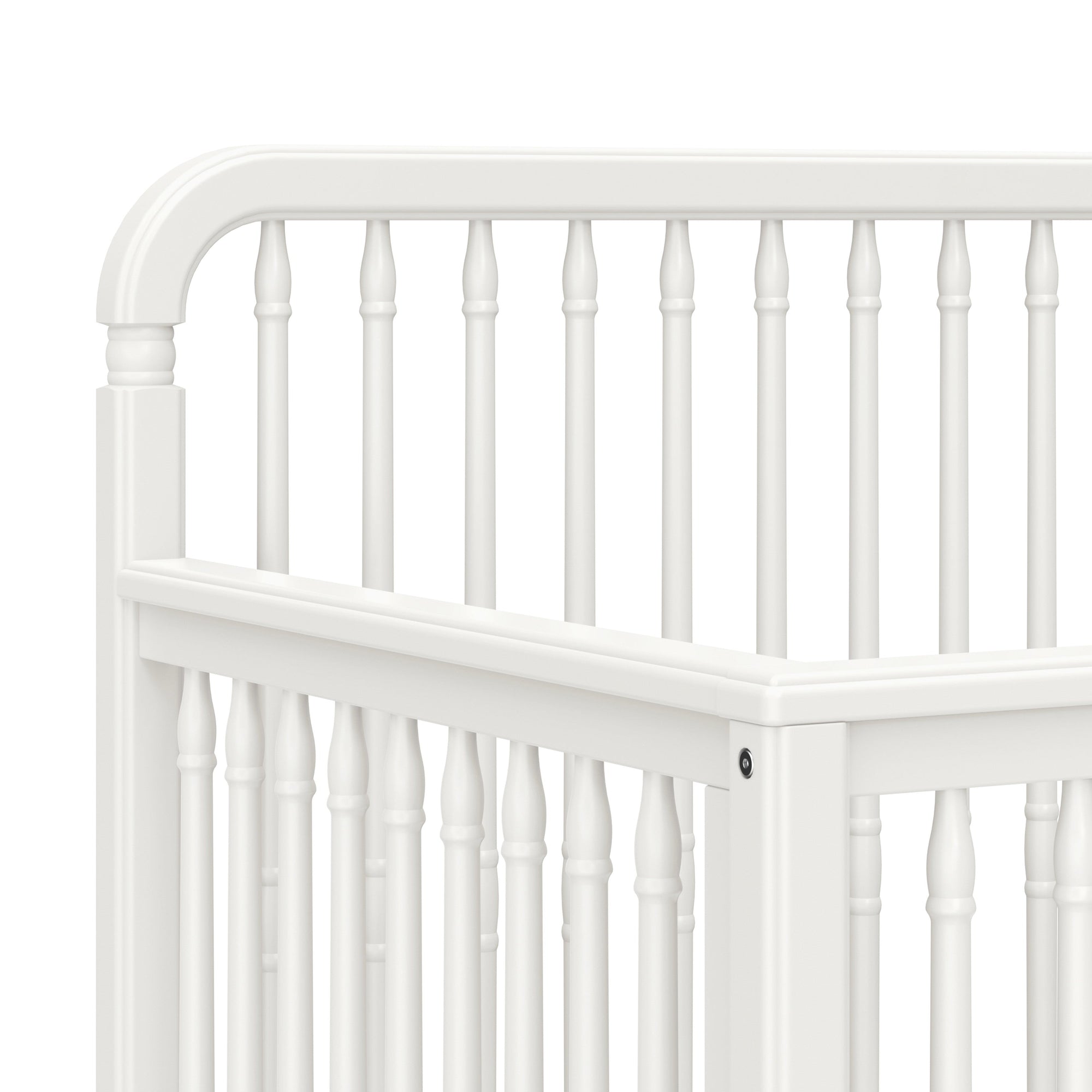 M7141RW,Namesake,Liberty 4-in-1 Convertible Spindle Crib in Warm White