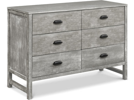M13516CTG,DaVinci,Fairway 6-Drawer Double Dresser in Cottage Grey