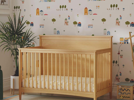 M27301HY,DaVinci,Frem 4-in-1 Convertible Crib in Honey