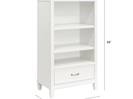 M15814RW,Namesake,Darlington Bookcase in Warm White