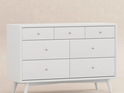 M15916W,Palma 7-Drawer Double Dresser  Assembled in White