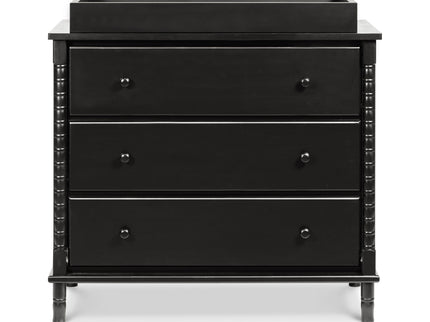 M7323E,DaVinci,Jenny Lind Spindle 3-Drawer Dresser in Ebony Black