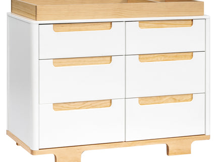 M23426WN,Babyletto,Yuzu 6-Drawer Dresser in White/Natural