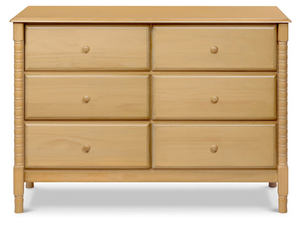 M7326HY,DaVinci,Jenny Lind Spindle 6-Drawer Dresser in Honey