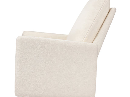 M20984CSHLB,Babyletto,Cali Pillowback Chair and a Half Glider in Chantilly Fleece w/ Light Wood Base