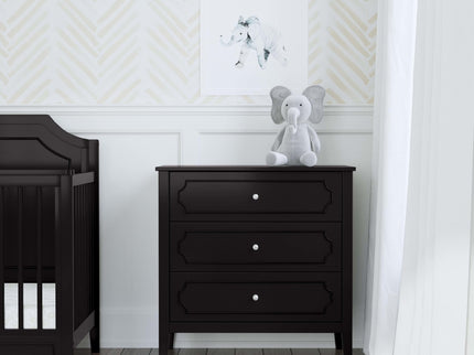 M11423E,DaVinci,Chloe Regency 3-Drawer Dresser in Ebony