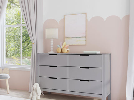 F11926G,Carter's,Colby 6-Drawer Double Dresser in Grey Finish