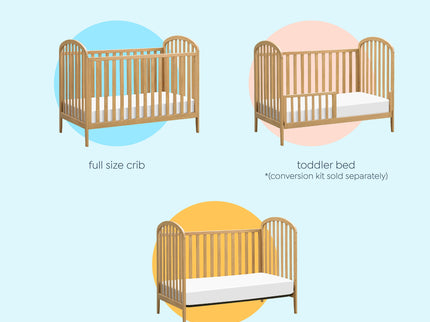 M23901HY,DaVinci,Beau 3-in-1 Convertible Crib in Honey