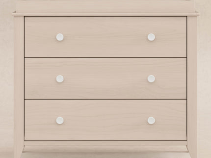 M10323NXW,Babyletto,Sprout 3-Drawer Changer Dresser in Washed Natural and White