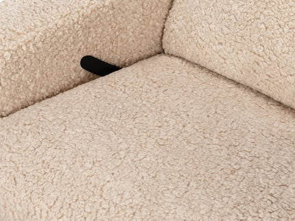 M22287CSG,Namesake,Crewe Recliner and Swivel Glider in Chai Shearling